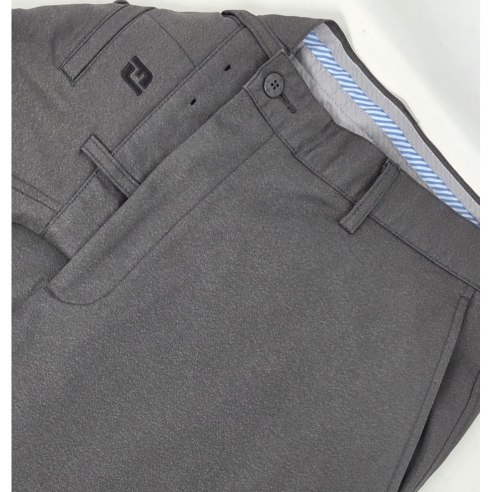 Footjoy Performance Golf Pants Men's 40x32 Gray Mid Rise Stretch Casual